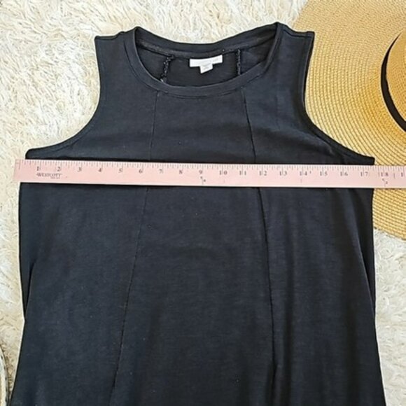 J. Jill Women's Mini Dress Size XS Petite Black Knit Relaxed Fit Stretchy A Line - Picture 7 of 14